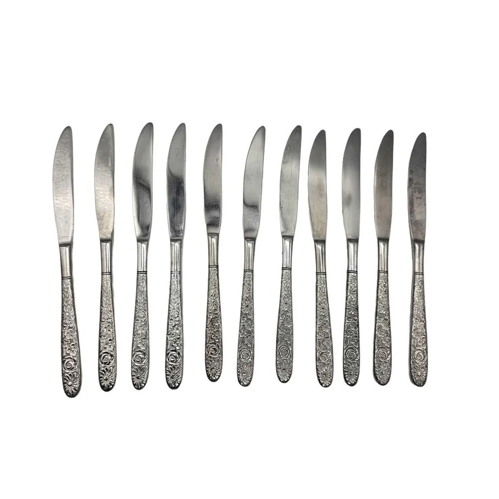 Stanley Roberts SRB-180 Lot of 11 Butter Knives Staineless Silver‎